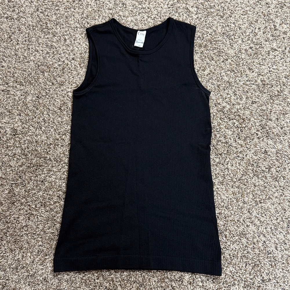 ZYIA Active Black parallel Tank Top